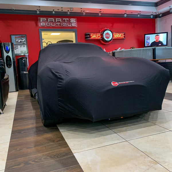 Black Indoor Car Cover-Form fitting