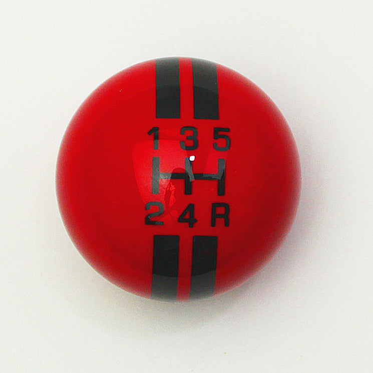 Red with Black Speed Stripes