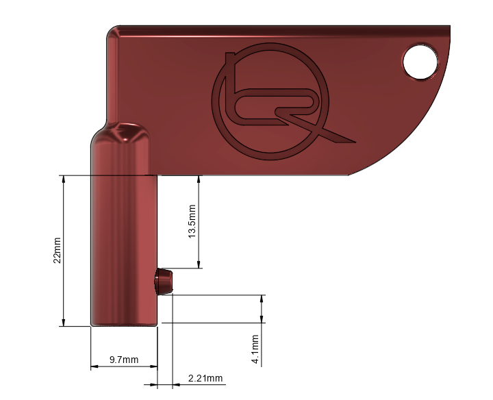 Billet battery Cut Off Key