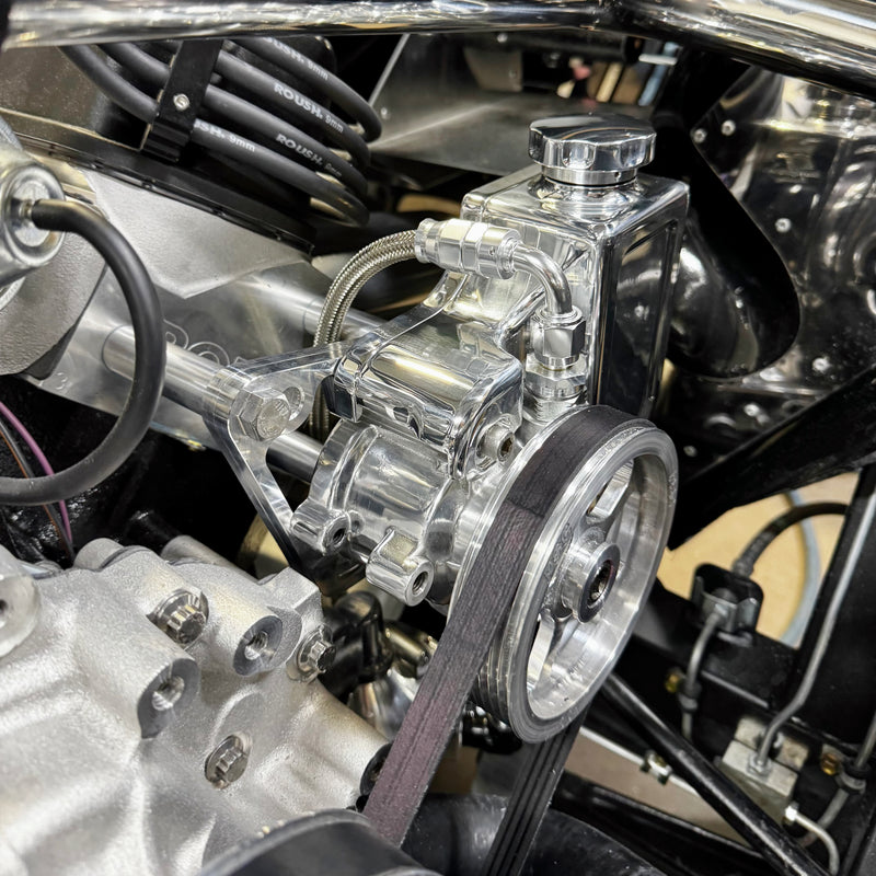 Mounted Power Steering polished