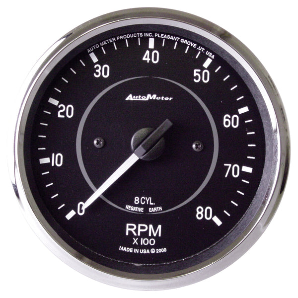 Autometer 4" In-Dash Tachometer, 0-8,000 RPM, COBRA
