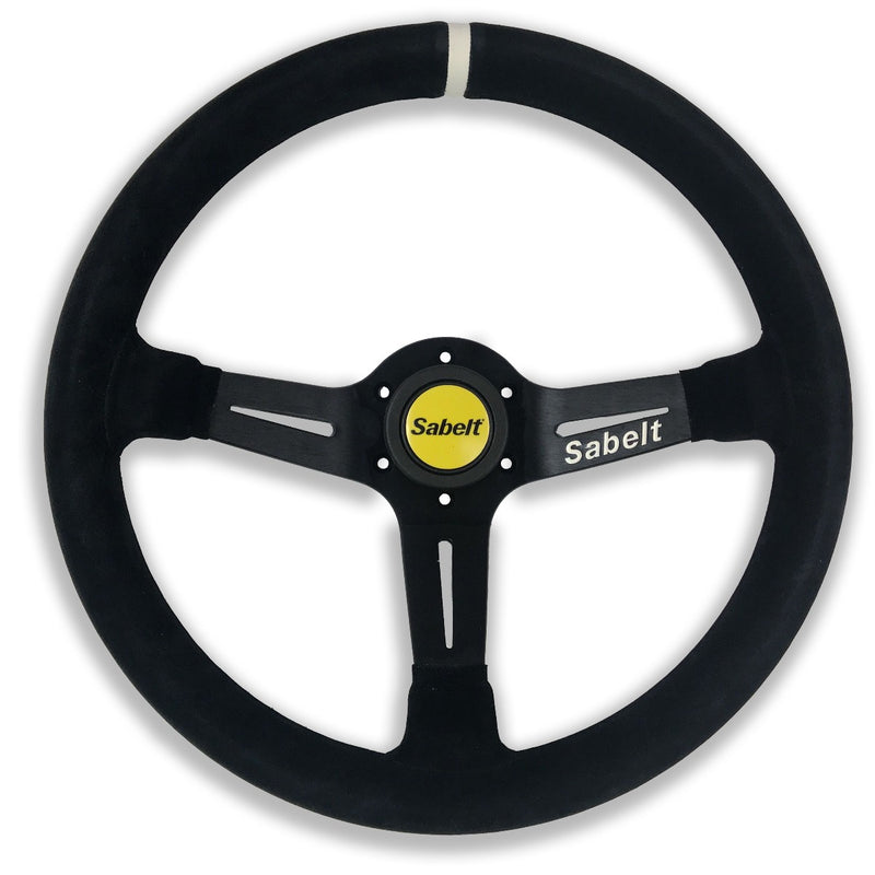 SABELT Volante Speciale Steering Wheel-(Leather) White