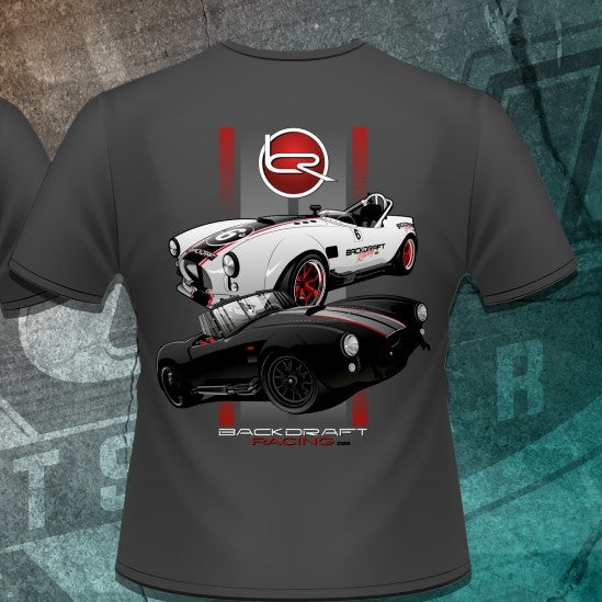 New Backdraft "Race" Shirt in Black or Charcoal