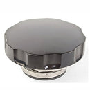 Billet Notch Grip Radiator Cap - Black