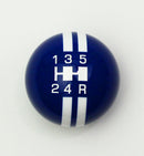 Blue with White Speed Stripes