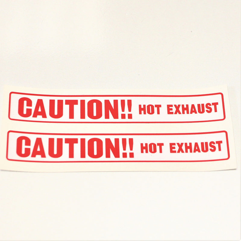 Hot Exhaust Decal