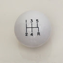 White shift knob