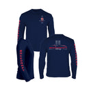 Backdraft Long Sleeve  "Classic" Shirt Navy